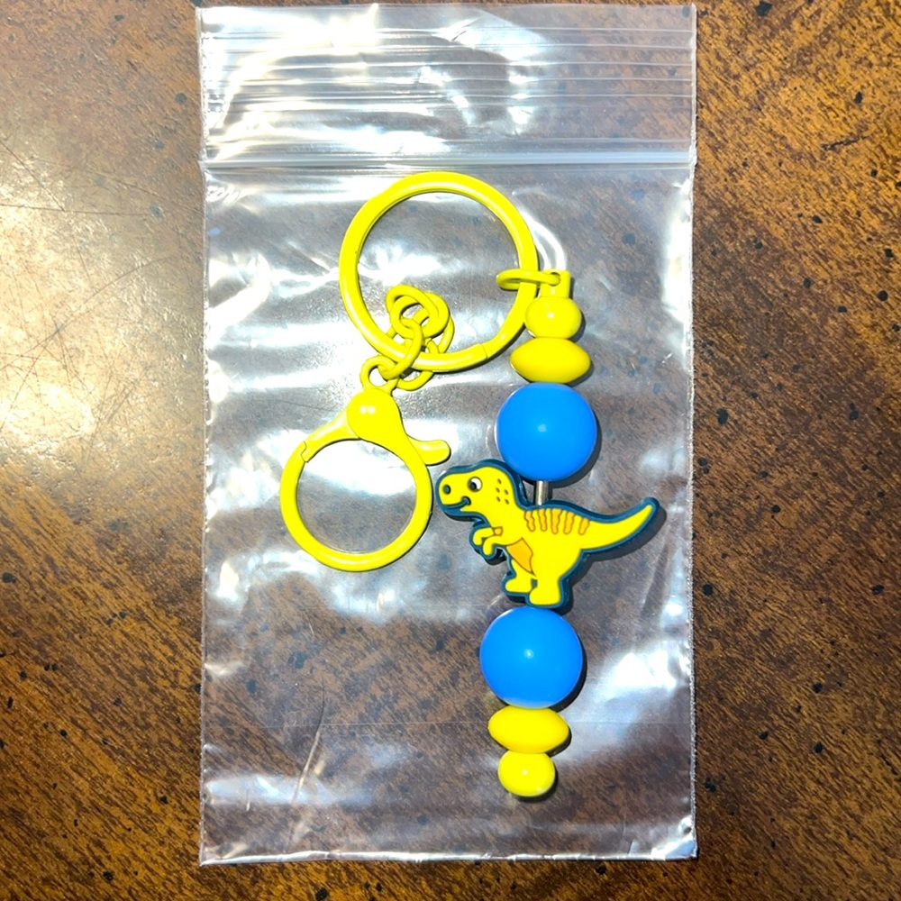 Hand-Made Dinosaur Keychain